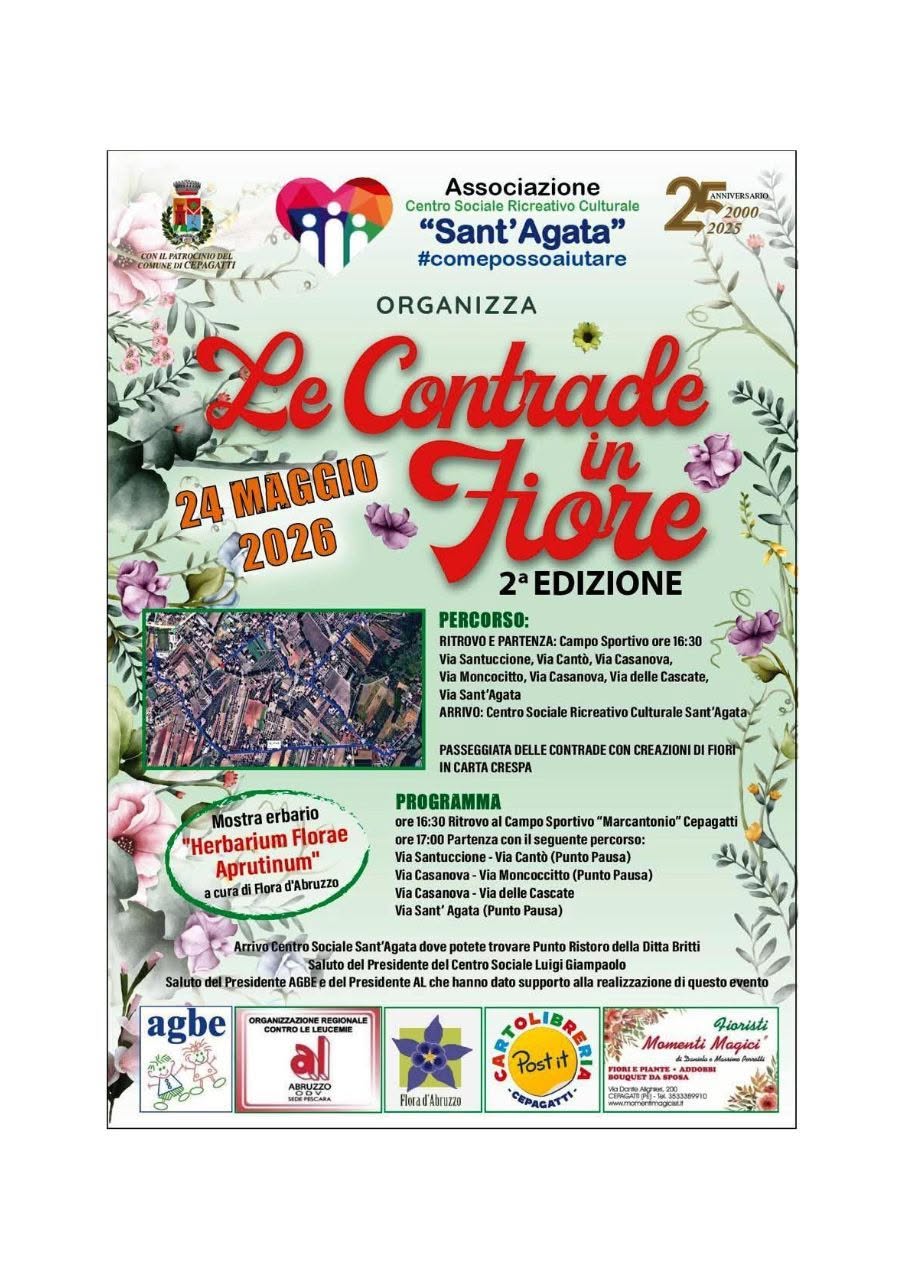 Le Contrade in Fiore – 24 maggio 2026
